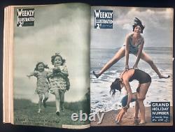 Weekly Illustrated Magazine 1935 Jul-Dec Issues x 26 Rare Early Photojournalism