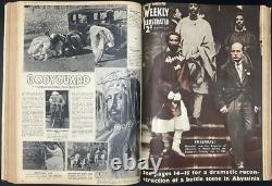 Weekly Illustrated Magazine 1935 Jul-Dec Issues x 26 Rare Early Photojournalism
