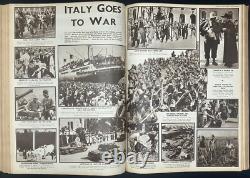 Weekly Illustrated Magazine 1935 Jul-Dec Issues x 26 Rare Early Photojournalism
