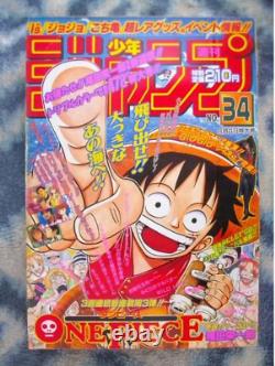 Weekly Magazine Shonen Jump One Piece First Episode 1997 Vol. 34 Original JAPAN