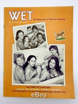 Wet Magazine. Collection of 22 issues of WET The Magazine of Gourmet Bathing