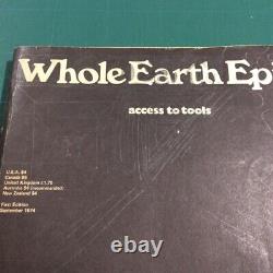 Whole Earth Epilog Epilogue 1974 Catalog Book magazine 1st Edition Stewart Brand