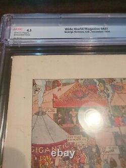 Wide World Magazine 1934 Klansman KKK Cover CGC 4.5 White Pages Pulp Horror