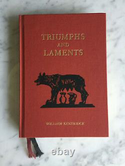 William Kentridge Triumph And Laments Artist's Book First Edition