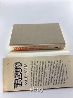 Willie Morris, Yazoo. 1971. Signed First Edition Hardcover Book/DJ. VERY GOOD