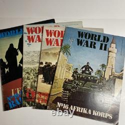 World War II magazines Orbis Publishing 1972/1973 Vol 1 & 2 23 total pre-owned