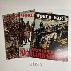 World War II magazines Orbis Publishing 1972/1973 Vol 1 & 2 23 total pre-owned