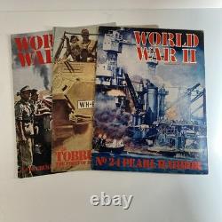 World War II magazines Orbis Publishing 1972/1973 Vol 1 & 2 23 total pre-owned
