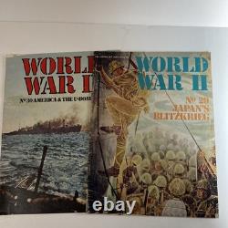 World War II magazines Orbis Publishing 1972/1973 Vol 1 & 2 23 total pre-owned