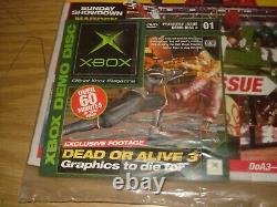 XBOX Magazine December 2001 Premiere issue #1 SEALED with disc Dead or Alive 3