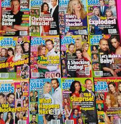 Young and the Restless Bold Beautiful Lot of 12 Soap Opera Magazines 2017-2018
