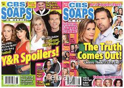 Young and the Restless Bold Beautiful Lot of 12 Soap Opera Magazines 2017-2018