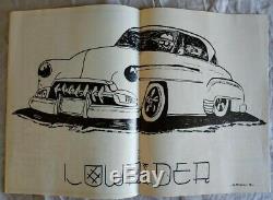 1 Er Numéro Lowrider Magazine Janvier 1977 Reprint