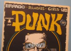 #1 MAGAZINE PUNK JAN 1976 Lou REED Original John HOLMSTROM Ramones Comme NEUF