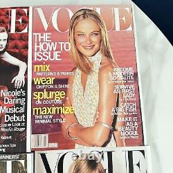 10 Magazines Vogue de 2000 avec Giselle & Carmen Nicole Kidman, Cate Blanchett