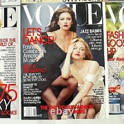 10 Magazines Vogue de 2002 avec Natalie Portman, Angelina Jolie, Jennifer Aniston