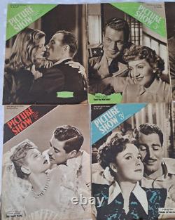 11 Revues de Photos et Pictorials de Films 1944 1948 Stars d'Hollywood Mag