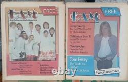 11 lots de magazines BAM vintage, tous de 1978, Tom Petty, Tubes, Doobie Bros. Rock Roll