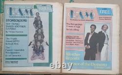 11 lots de magazines BAM vintage, tous de 1978, Tom Petty, Tubes, Doobie Bros. Rock Roll