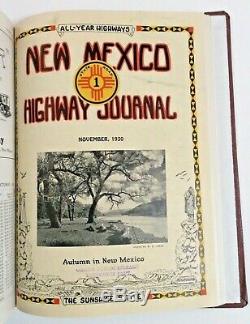 12 1930 Nouveau-mexique Highway Journal (nouveau Mexique) Magazines Dernière Année Complète Excl