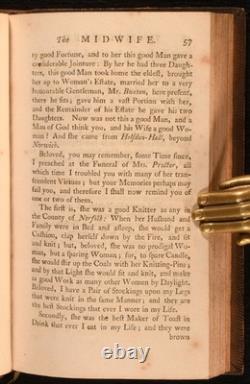 1750-1751 2 vol. La sage-femme ou le magazine de la vieille femme, première édition, très rare