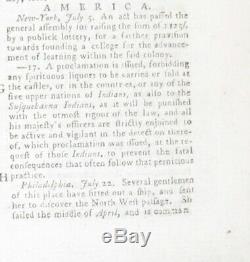 1753 Gentleman's Magazine Août Juifs Projet De Loi Antisemitisme Columbia University