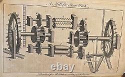 1755 Magazine Universel Guerre de Sept Ans Forts Virginie Ruches d'Abeilles Apiculture