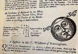 1755 Magazine Universel Guerre de Sept Ans Forts Virginie Ruches d'Abeilles Apiculture