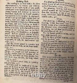 1758 Revue universelle des colonies du magazine New York Pa French & Indian War Silkworms Wine