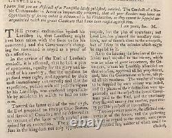 1758 Revue universelle des colonies du magazine New York Pa French & Indian War Silkworms Wine