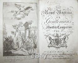 1761 Magazine Colonies Américaines Savannah Georgia Splendid Engravings Brad Engravings Map & C