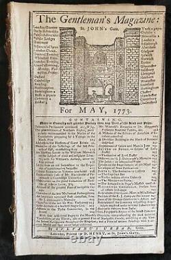 1773 La Magazine D'allentleman Peuvent Être Poulant Du Compte D'une Genre Apprendue