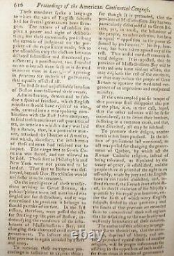 1774 Gentleman's Magazine Continental Congress Tax Tea Stamp Act Smallpox Burke