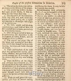 1774 Magazine Stamp Novembre Gentleman Act Boston Tea War & C Revolutionnaire
