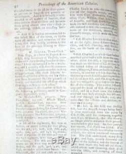1775 Gentleman Magazine Jan / Feb Amérique État De La Rébellion De Guerre Revolutionnaire