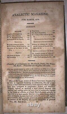 1814, 1er, LE MAGAZINE ANALÉCTIQUE, VOLUME 3, JANVIER JUIN, HISTORIQUE