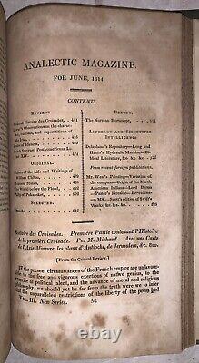 1814, 1er, LE MAGAZINE ANALÉCTIQUE, VOLUME 3, JANVIER JUIN, HISTORIQUE