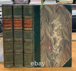 1820 1822 Magazine Lonsdale Volumes Originaux 1-3 J. Briggs Première Édition