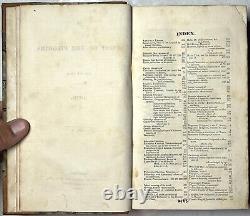 1828 Esprit des Pèlerins Vol 1 Magazine relié Allemagne Nouvelle-Angleterre Byron Italie