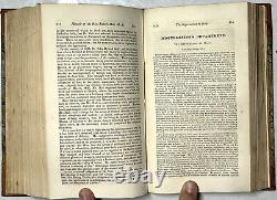 1828 Esprit des Pèlerins Vol 1 Magazine relié Allemagne Nouvelle-Angleterre Byron Italie