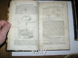 1828 Le Journal Franklin et le Magazine des Mécaniciens Américains, 2 volumes, 6 numéros chacun