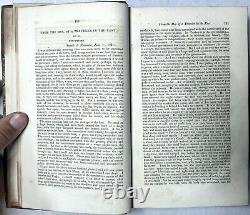 1831 Nouveau Magazine de la Nouvelle-Angleterre Buckingham Vol I Août-décembre New Haven Mississippi Island