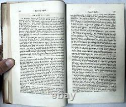 1831 Nouveau Magazine de la Nouvelle-Angleterre Buckingham Vol I Août-décembre New Haven Mississippi Island