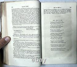 1831 Nouveau Magazine de la Nouvelle-Angleterre Buckingham Vol I Août-décembre New Haven Mississippi Island