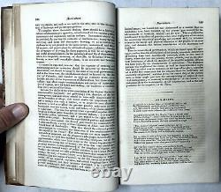 1831 Nouveau Magazine de la Nouvelle-Angleterre Buckingham Vol I Août-décembre New Haven Mississippi Island