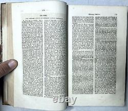 1831 Nouveau Magazine de la Nouvelle-Angleterre Buckingham Vol I Août-décembre New Haven Mississippi Island