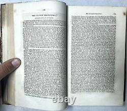 1831 Nouveau Magazine de la Nouvelle-Angleterre Buckingham Vol I Août-décembre New Haven Mississippi Island