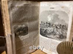 1834 1836 Magazine Américain Utile et Divertissant 1ère Édition Volumes I et II