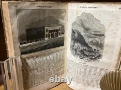 1834 1836 Magazine Américain Utile et Divertissant 1ère Édition Volumes I et II