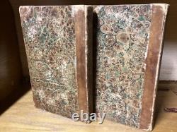 1834 1836 Magazine Américain Utile et Divertissant 1ère Édition Volumes I et II